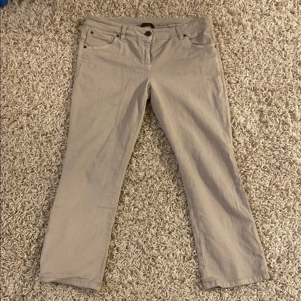 Brunello Cucinelli  Stylish Beige jeans size 8 - Picture 2 of 8